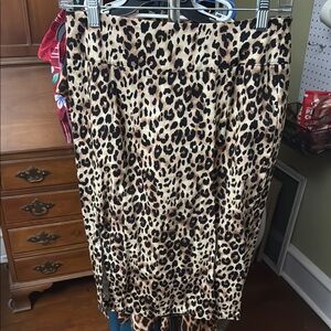 Sourpuss Leopard Print Women's Skirt